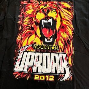 New rockstar uproar tour concert shirt